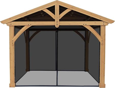 Yardistry Carolina 11' x 13' Gazebo Mosquito Mesh Kit