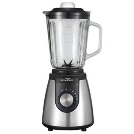 Daiko Blender 2en1 en acier inoxydable Bol en verre de 1.5 L