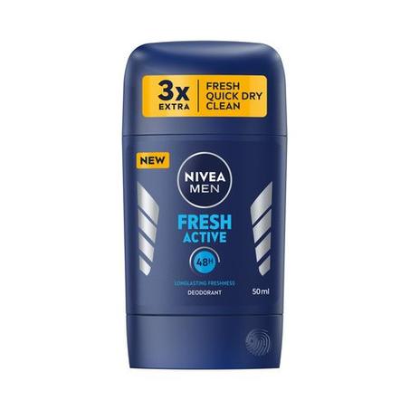 NIVEA MEN MEN, Déodorant Homme, Fresh Active, Stick 50ml