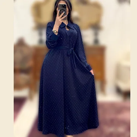 ✨ فستان إليز المرصّع بالأحجار ✨