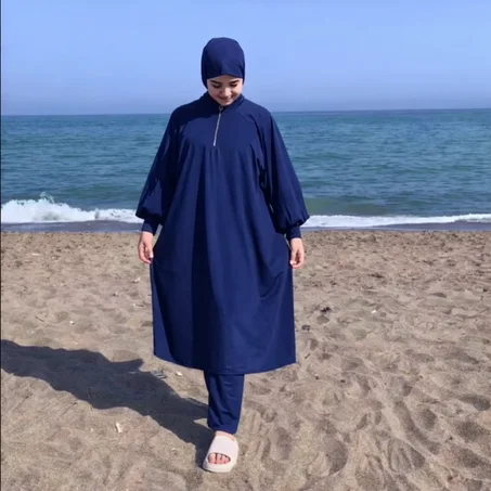 بوركيني 3 قطع محتشم وأنيق