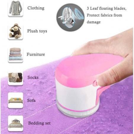 داة ازالة الوبر من انيوي، ماكينة حلاقة كهربائية قابلة لاعادة الشحن لازالة الوبر والزغب وحبوب الوبر من الملابس والاثاث وفرشاة تنظيف وواقي الاقمشة