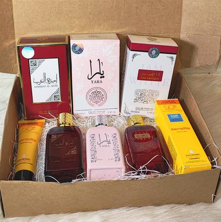 باك 3 عطور + واقي شمسي