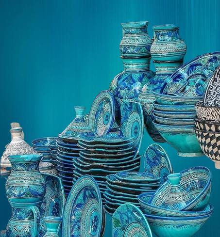 أواني فخارية مغربية أصيلة