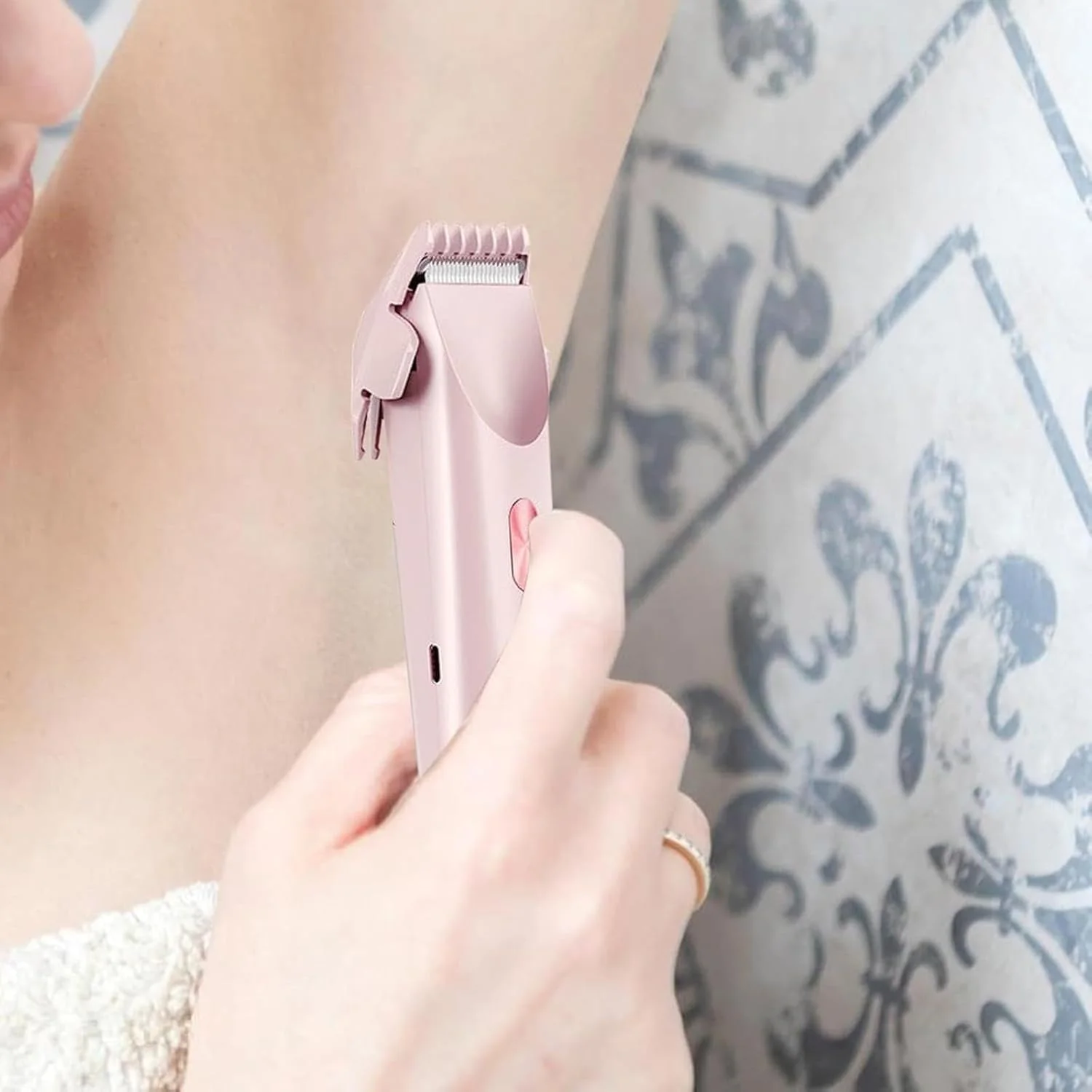 Tondeuse Épilateur Femme/Homme Rechargeable USB 2-en-1 | Visage, Bikini, Aisselles & Jambes