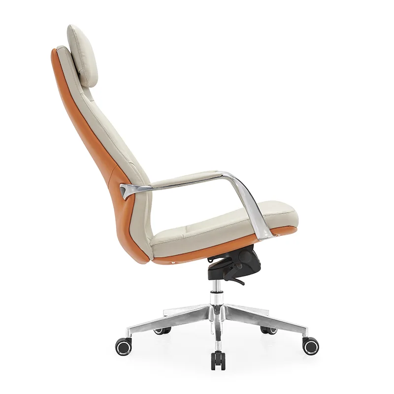 🪑 Chaise de bureau ergonomique en cuir haut de gamme