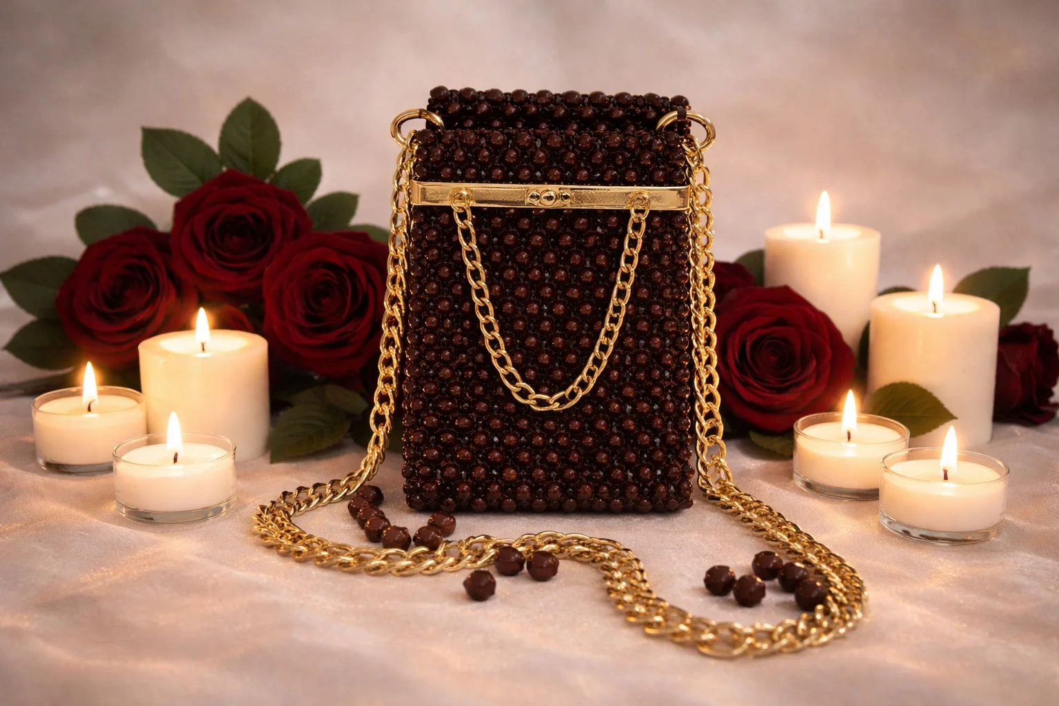 حقيبة Dark Ruby Elegance