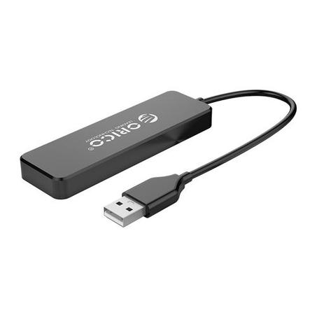 Orico Hub USB 2.0 avec 4 ports USB A - extra mince - noir