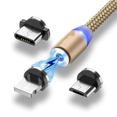 cable Metal Magnetic Cable 360° Lighting/ Micro/ Type-c