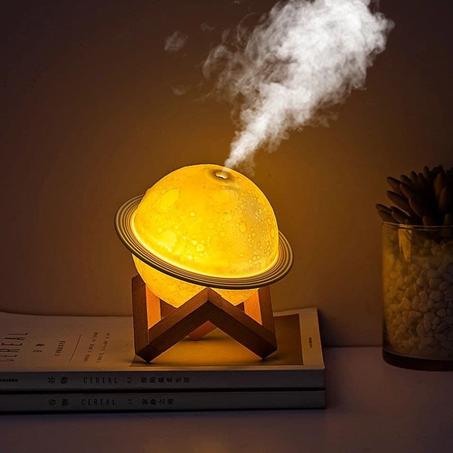 CERALDINE 3D LED Planet Lamp Humidifier
