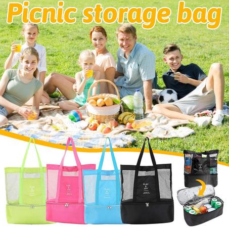 Sac thermique pour aliments et boissons, Sac isotherme portable pour déjeuner, pliable et isolant