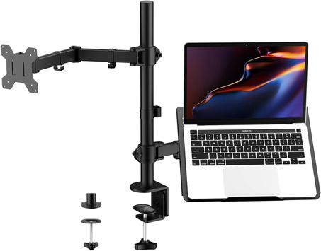 Support de Moniteur avec plateau inclinable pour PC portable 13 à 27 pouces