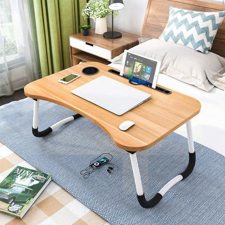 Table PC Portable Pliable En bois