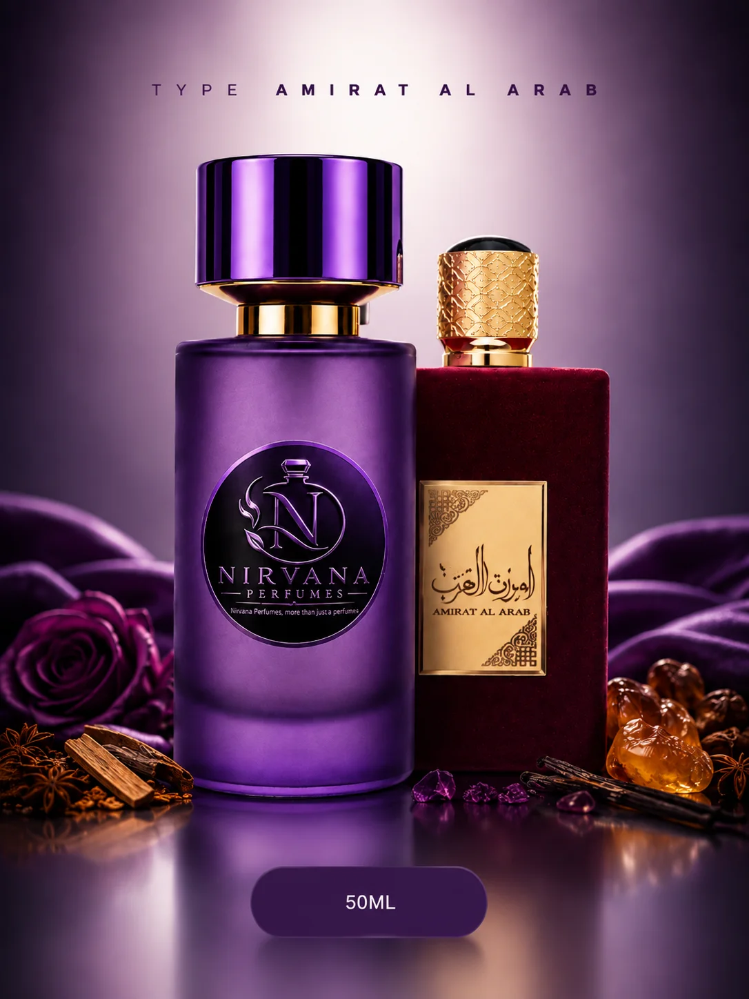 Type d'Amirat AL Arab 50ml