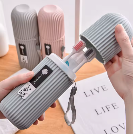 علبة فرشاة ومعجون الأسنان المحمولة نظافة مثالية وسهولة في كل رحلة