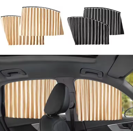 ستارة شمسية سحاب للسيارة حماية أنيقة وسهلة الاستخدام