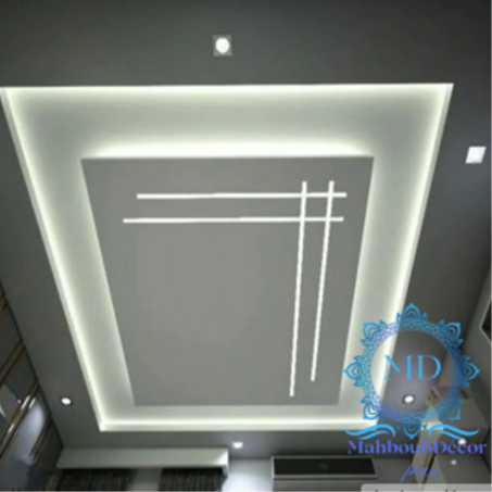 ديكور سامل  انيق مع لليد بروفيل على شكل L