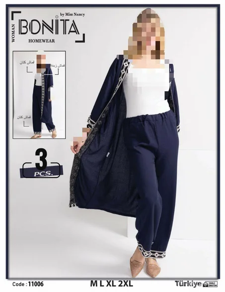 BONITA 3 PIECS + cardigan