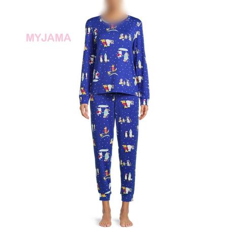 pyjama bleu tissu super liger - big sizes