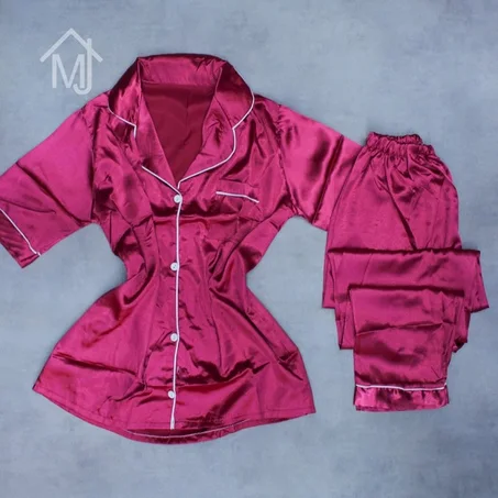 pyjama satin standard DEMIS-MANCHE