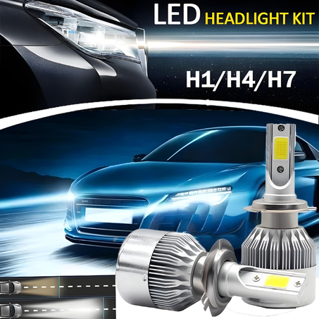 ampule   led h7  et h4 pour voiture