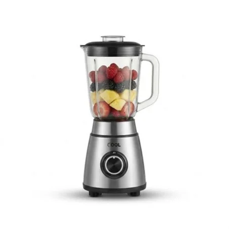 Cool Blender Mixeur Haute Performance 2 en 1 - 666 - 1.5 Litres - Gris