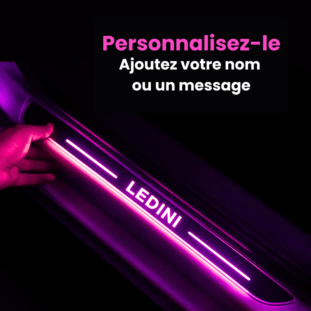Lumière de porte LED PERSONNALISÉE – Lueur personnalisée ✨