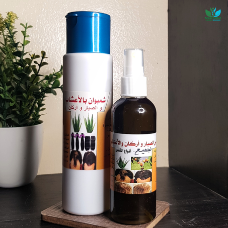 بخاخ الأعشاب لشعر  صحي وكثيف