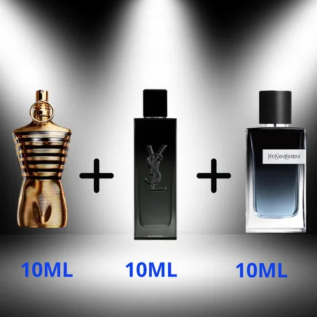 LE MALE ELIXIR 10ML + MY SLF 10ML + Y EAU DE PARFUM