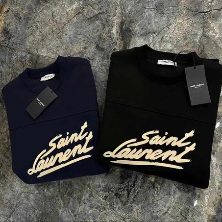 Pull SAINT-LAURENT ( blue + noir )