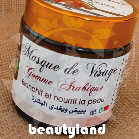 ماسك الوجه بالصمغ العربي
