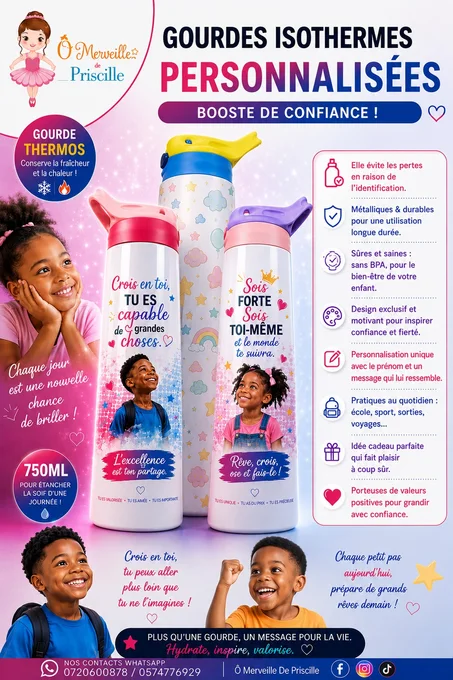 gourde isotherme 750 ml