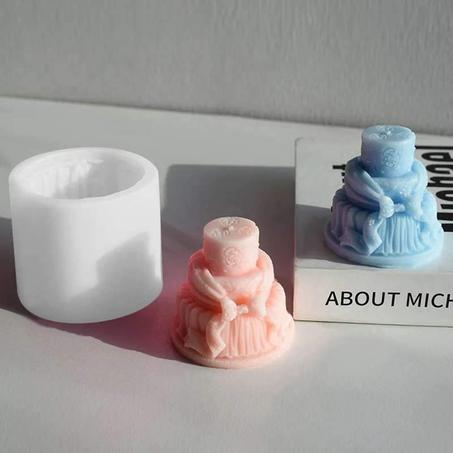 MOULE EN FORME PIÈCE MONTEE POUR BOUGIES