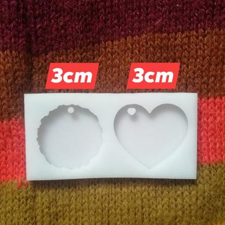 COEUR ET CERCLE 3 CM