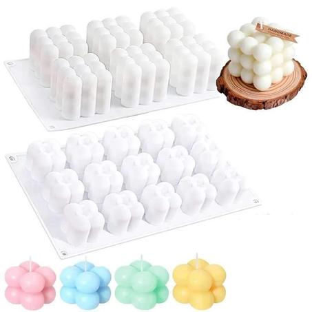 2 MOULE EN SILICONE BUBBLE