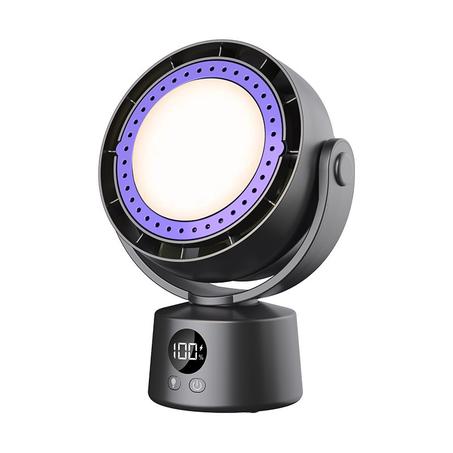 Mini Remote Control Camping Fan with LED Light