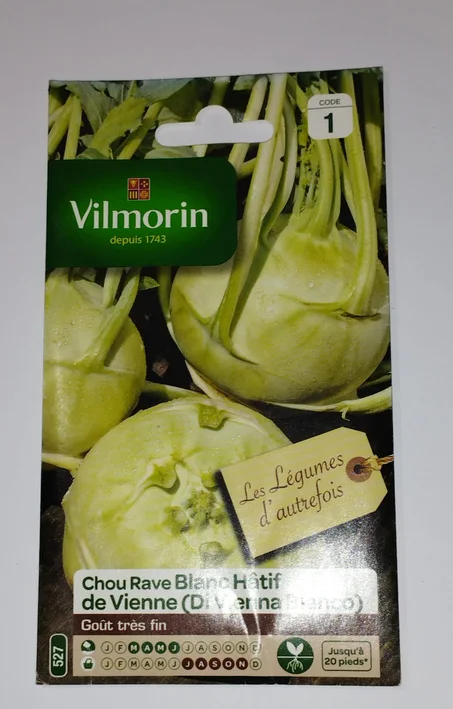 les grains de chou raves vert.