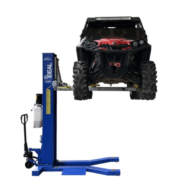 MSC-6KLP 6,000lb Single Post Car Lift - Portable