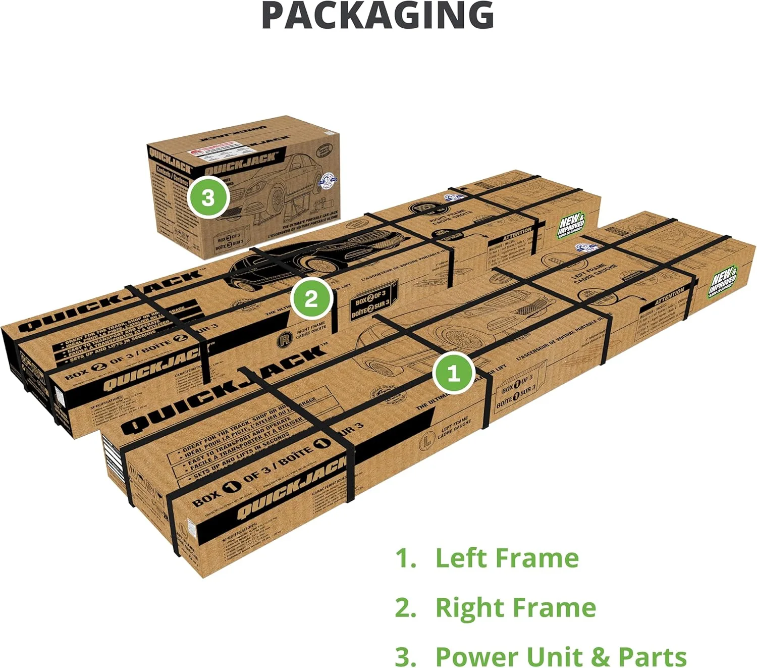 QuickJack® 6000TLX 6,000-lb. Capacity Portable Car Lift | Extended Length Frame | 110V Power Unit