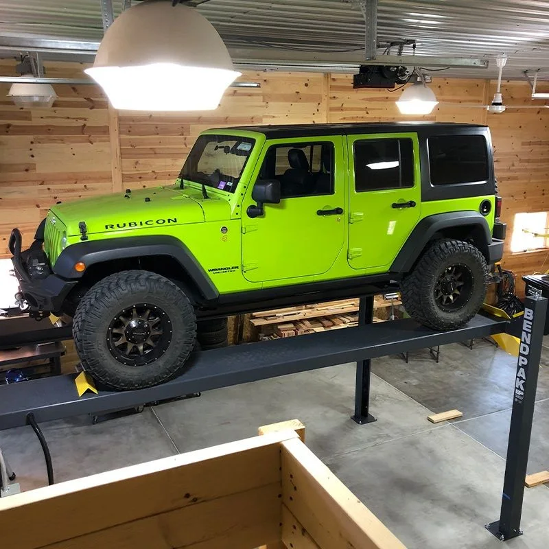 BendPak HD-9XW 9,000 Lb. High-Rise Four-Post Lift | ALI Certified | Extra-Wide & Extra-Tall Storage Solution