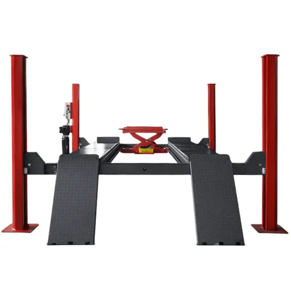 Katool KT-4H150 15,000 lb. 4-Post Alignment Lift – Rolling Jack Included – Factory-Direct Savings