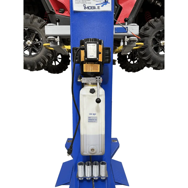 MSC-6KLP 6,000lb Single Post Car Lift - Portable