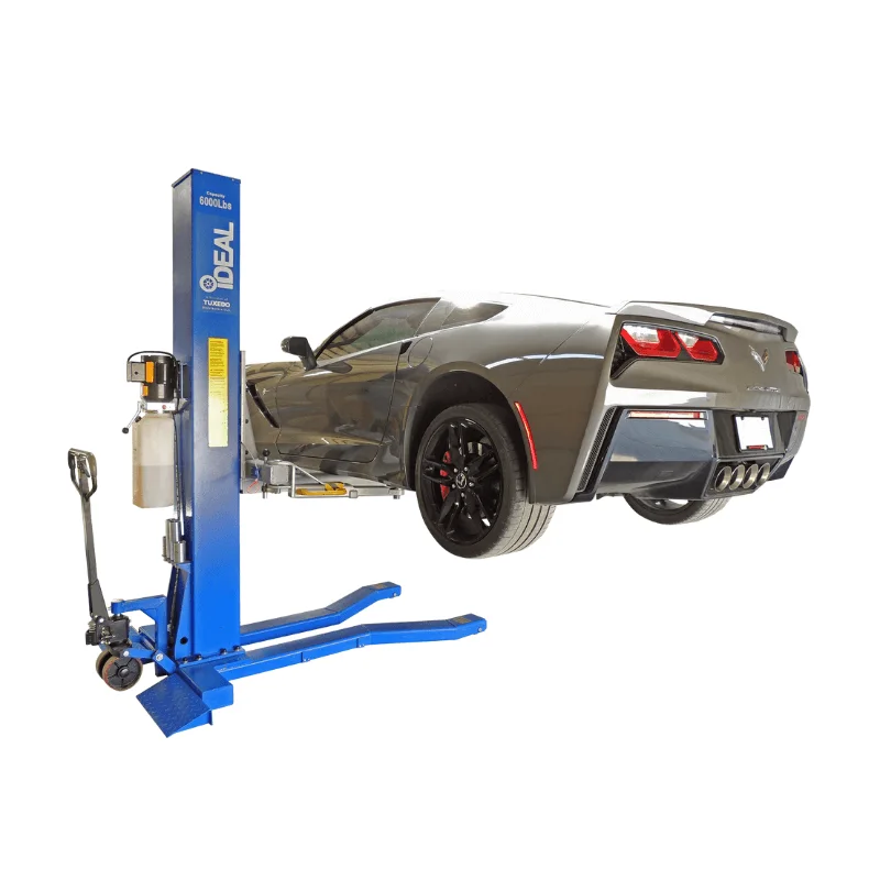 MSC-6KLP 6,000lb Single Post Car Lift - Portable