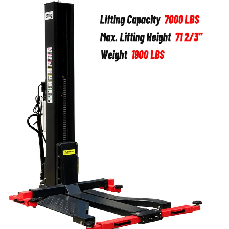 Katool SPL 700 7,000 lb. Single Post Lift – Compact Heavy-Duty Series – Factory-Direct Savings