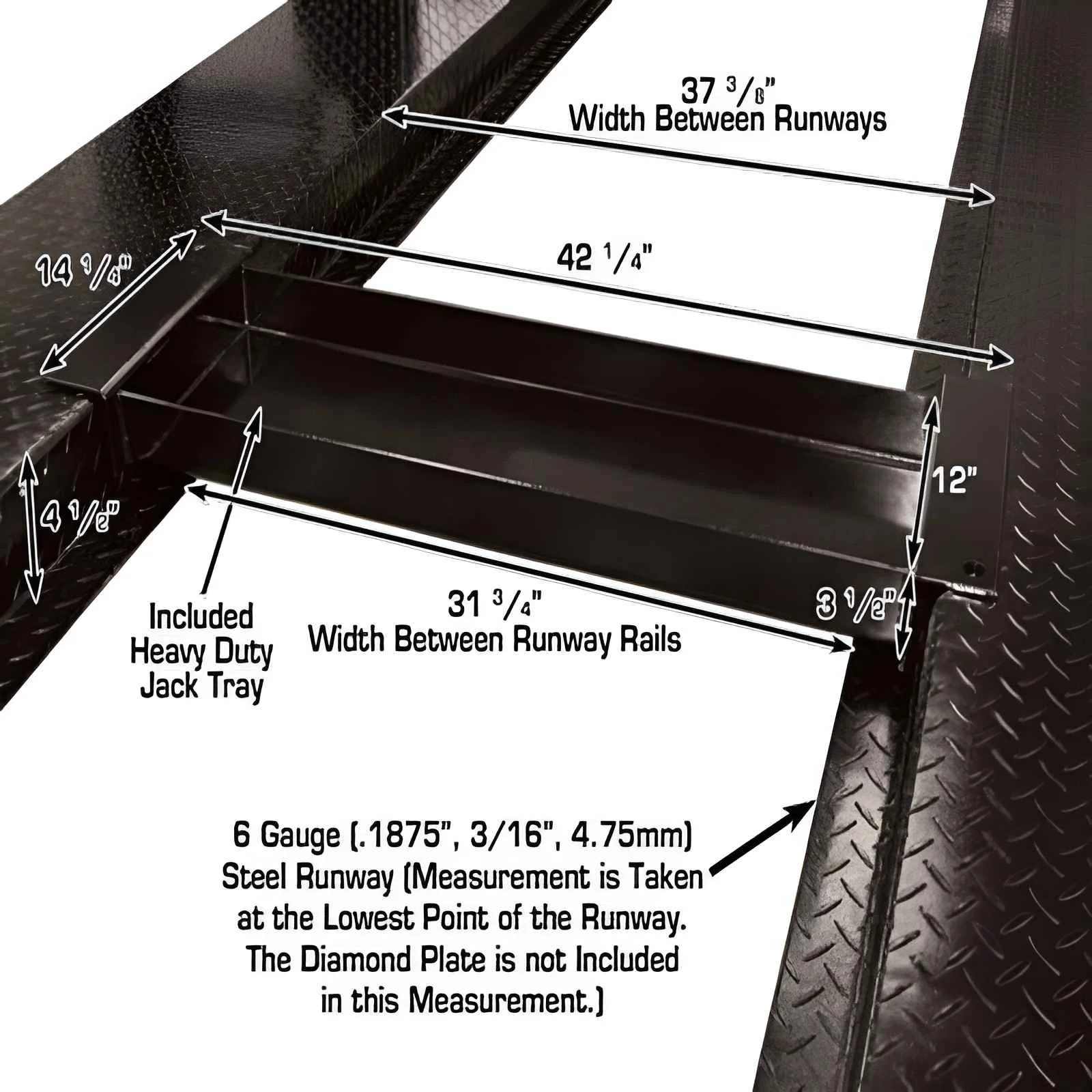 Atlas Garage Pro8000 8,000 lb. 4-Post Vehicle Storage Lift – Portable Storage Series – Factory-Direct Savings