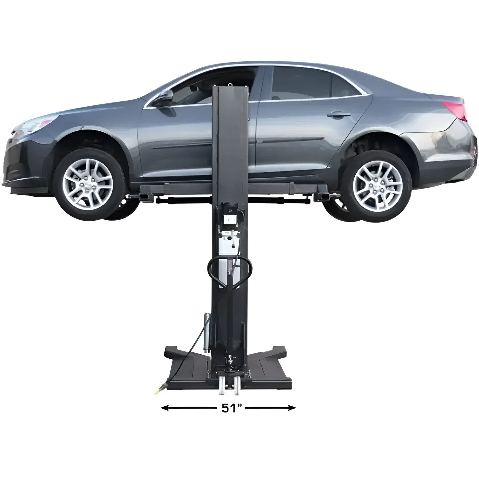 Atlas PSP-6000 6,000 lb. Portable Single Post Lift – Low Profile Series – Factory-Direct Savings