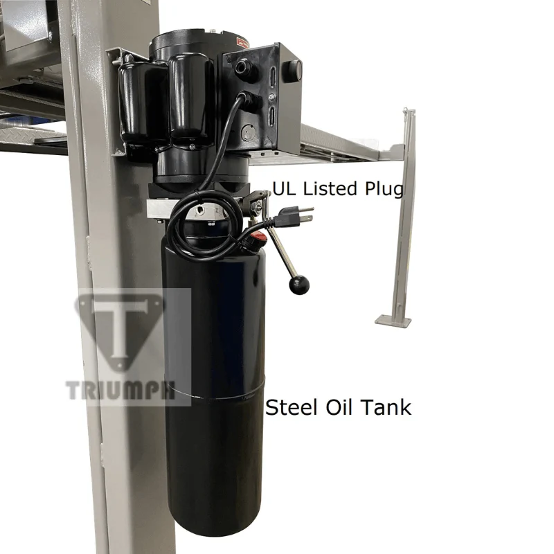 Triumph NSS-8 Standard 8,000 Lb. Capacity Four-Post Lift | Space-Saving Valet Design | Factory-Direct Pricing