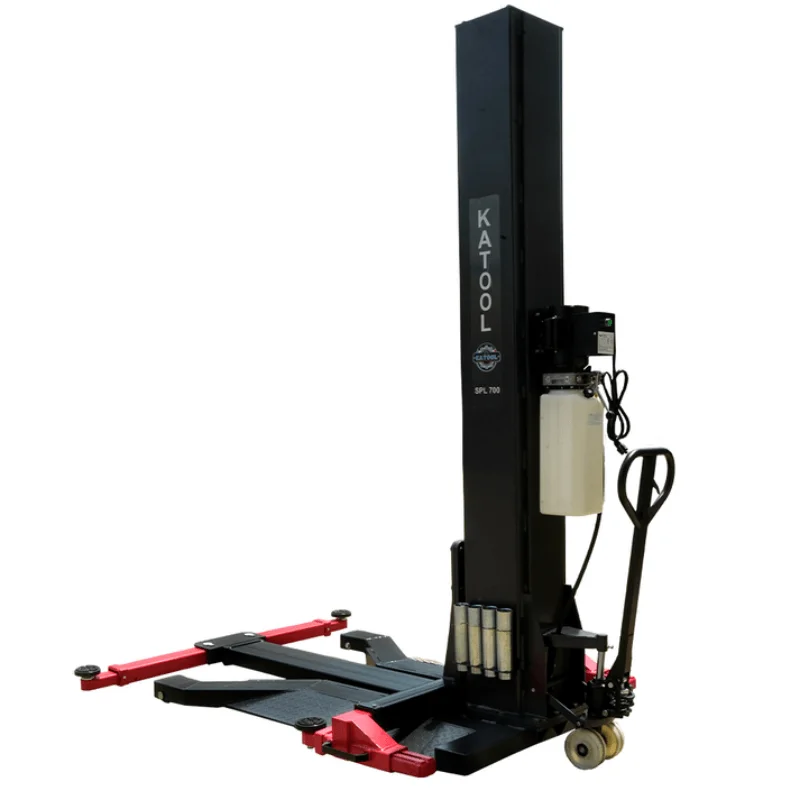 Katool SPL 700 7,000 lb. Single Post Lift – Compact Heavy-Duty Series – Factory-Direct Savings
