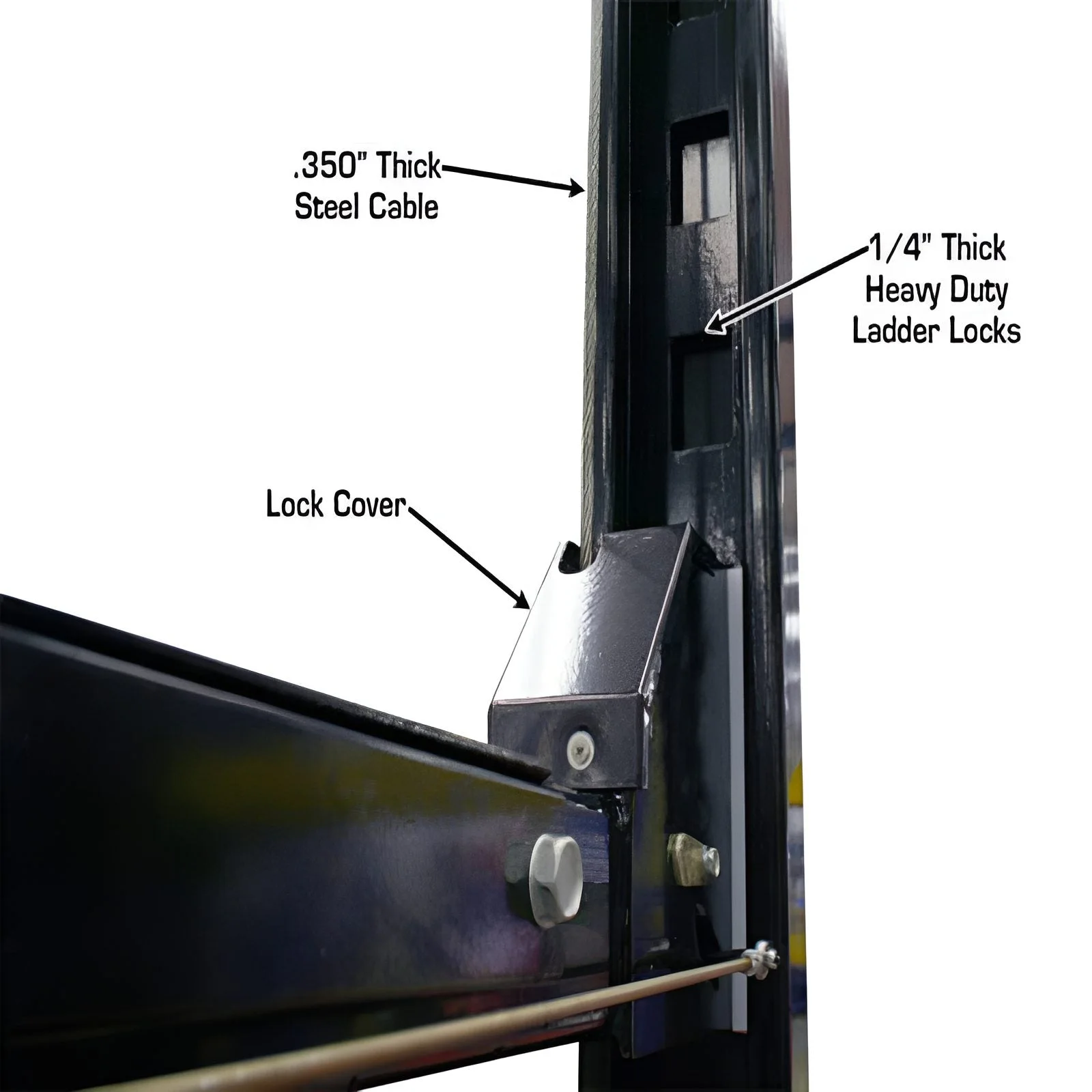 Atlas Garage Pro8000 8,000 lb. 4-Post Vehicle Storage Lift – Portable Storage Series – Factory-Direct Savings