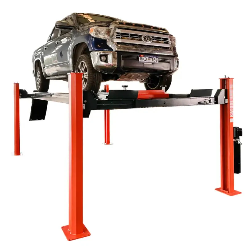 Katool KT-4H150 15,000 lb. 4-Post Alignment Lift – Rolling Jack Included – Factory-Direct Savings